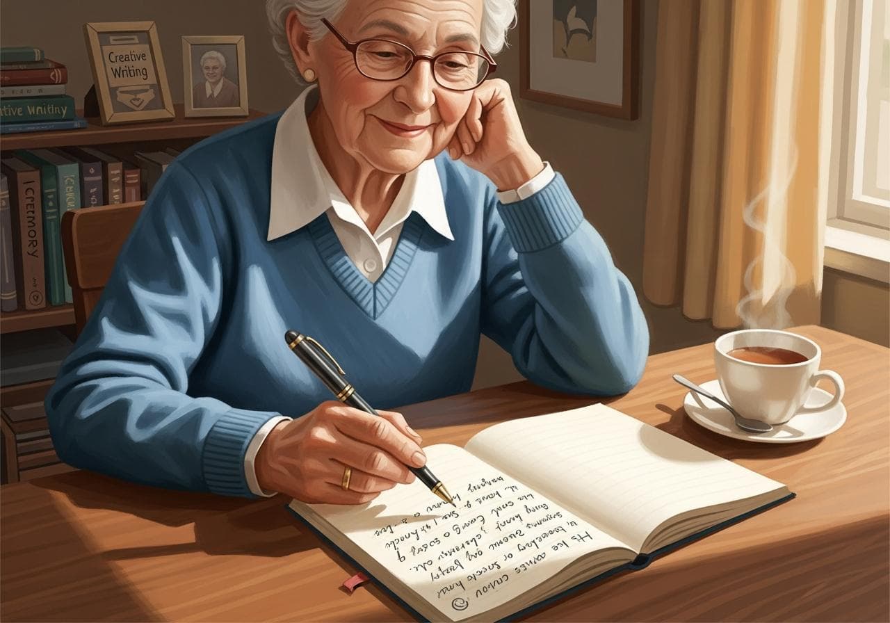 Creative Writing For Cognitive Health In Seniors