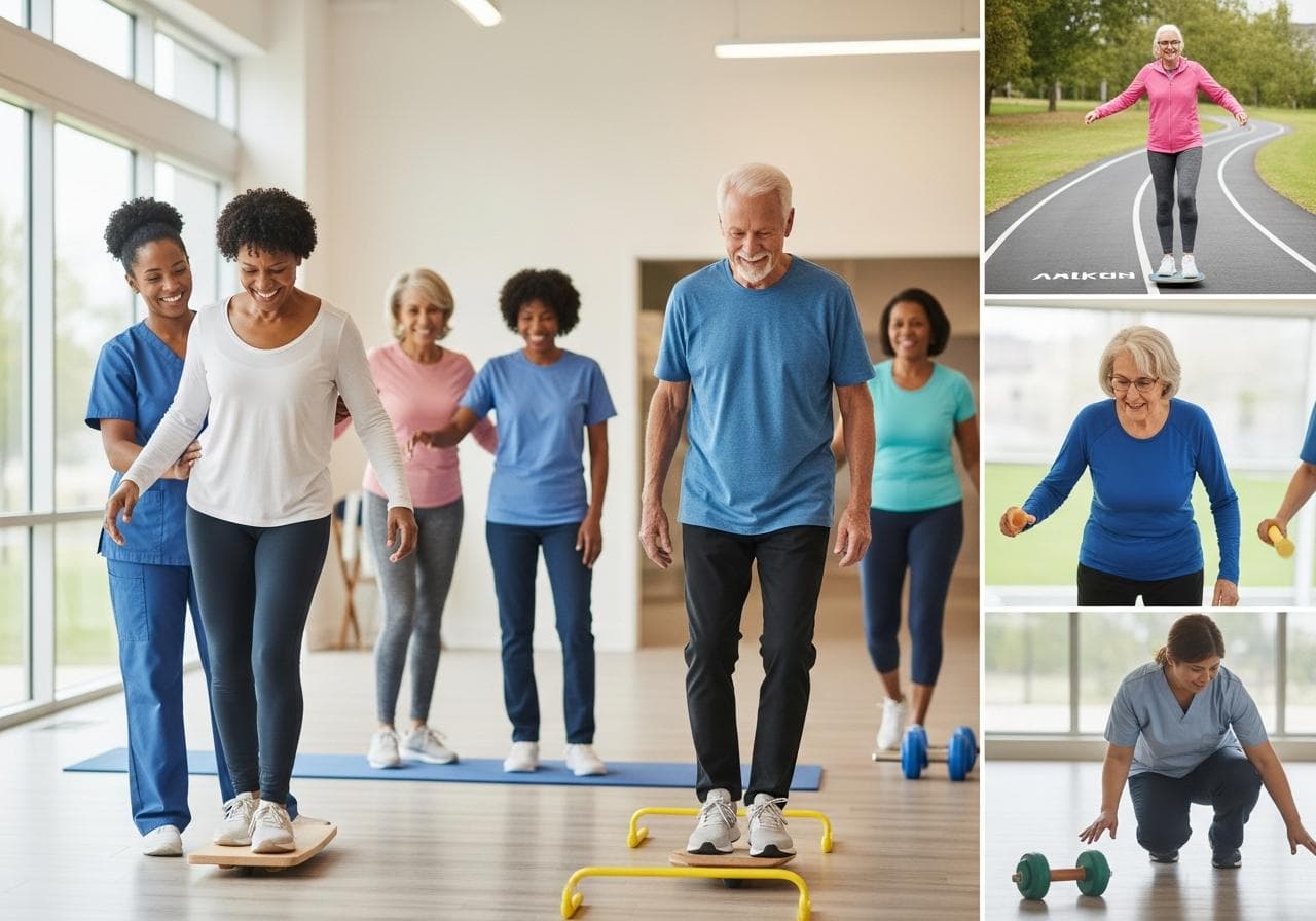 Encouraging Safe Walking And Balance Exercises
